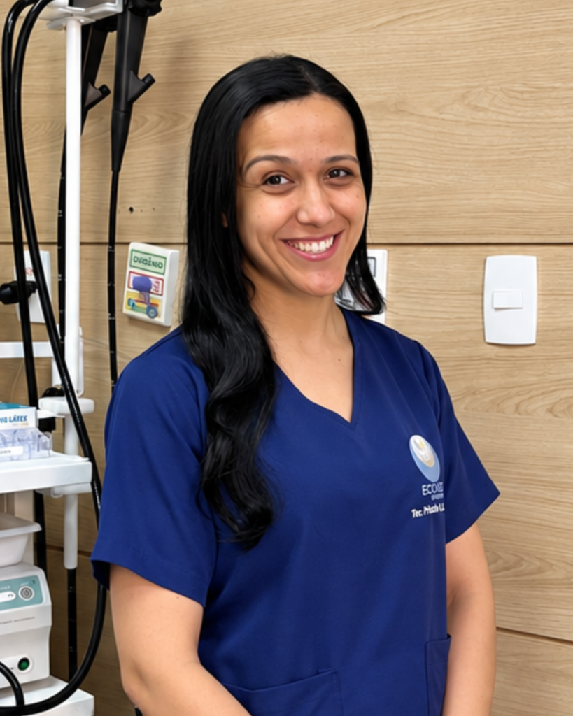 Priscila Amado de Queiroz, técnica de enfermagem da Endoscopia Ecoville